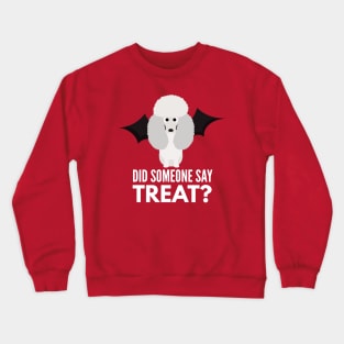 Poodle Halloween Trick or Treat Crewneck Sweatshirt